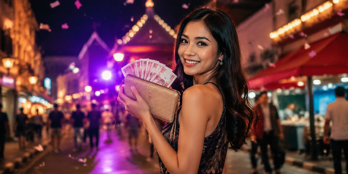 Bonus cashback kasino seniorbet di suasana pasar malam Vietnam bercahaya