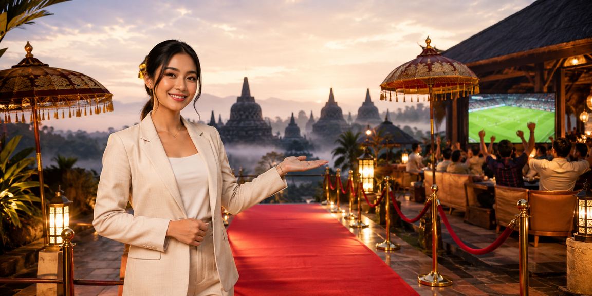 Model Vietnam menampilkan aplikasi taruhan kasino di ponsel dengan senyum